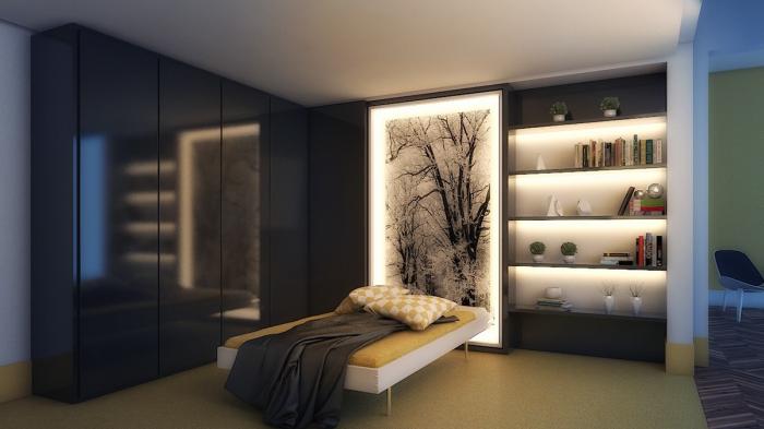أفكار إضاءة غرفة نوم رائعة